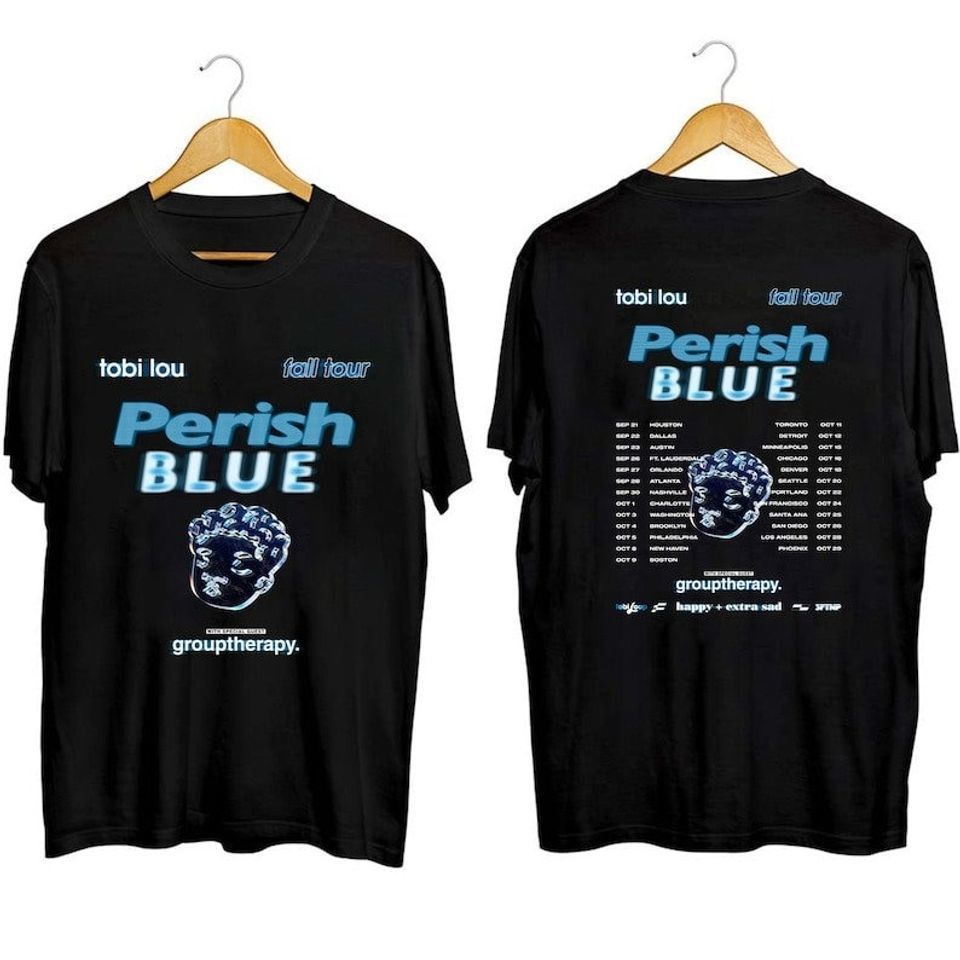 Tobi Lou Perish Blue Tour 2023 Shirt Tobi Lou 2 Sided T Shirts